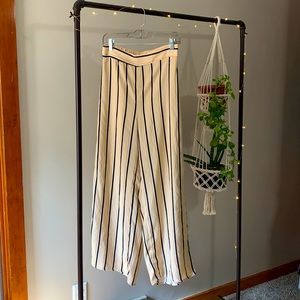 Boutique Striped Pants Slim Fitting